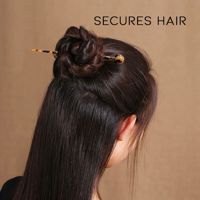 Bâton à cheveux quotidien simple et élégant 