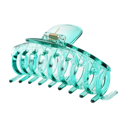 Grande pince à griffes pour cheveux épais (Collection Transparente) 