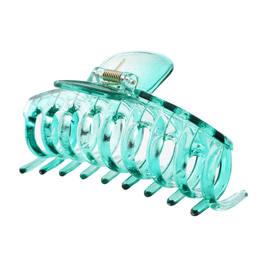 Grande pince à griffes pour cheveux épais (Collection Transparente) 