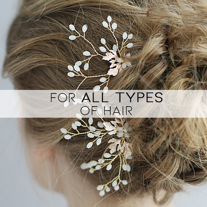 Peigne à cheveux de mariée fait main simple et élégant 