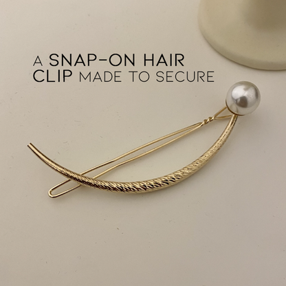 Pince à cheveux en perles à une ligne 