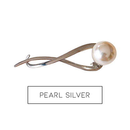 Pince à cheveux en perles à une ligne 
