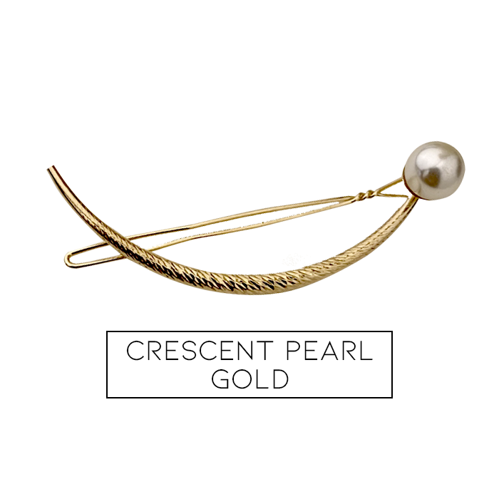 Pince à cheveux en perles à une ligne 