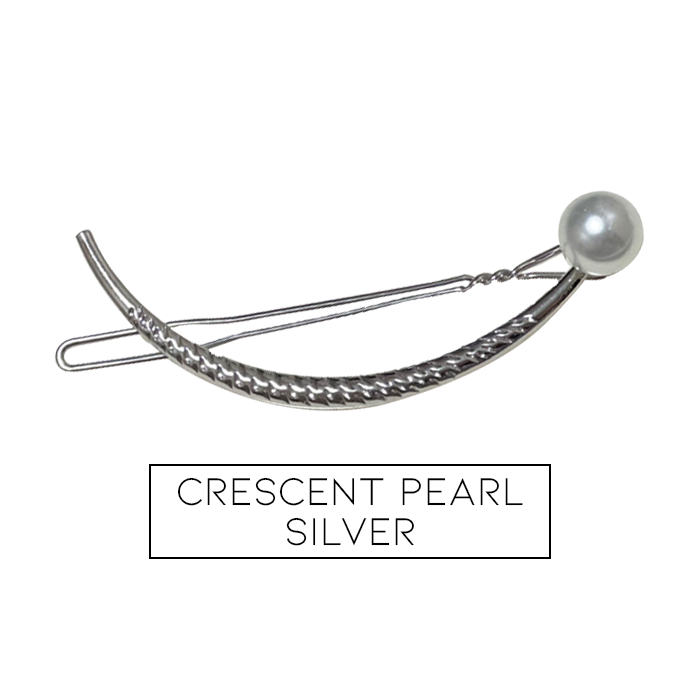Pince à cheveux en perles à une ligne 